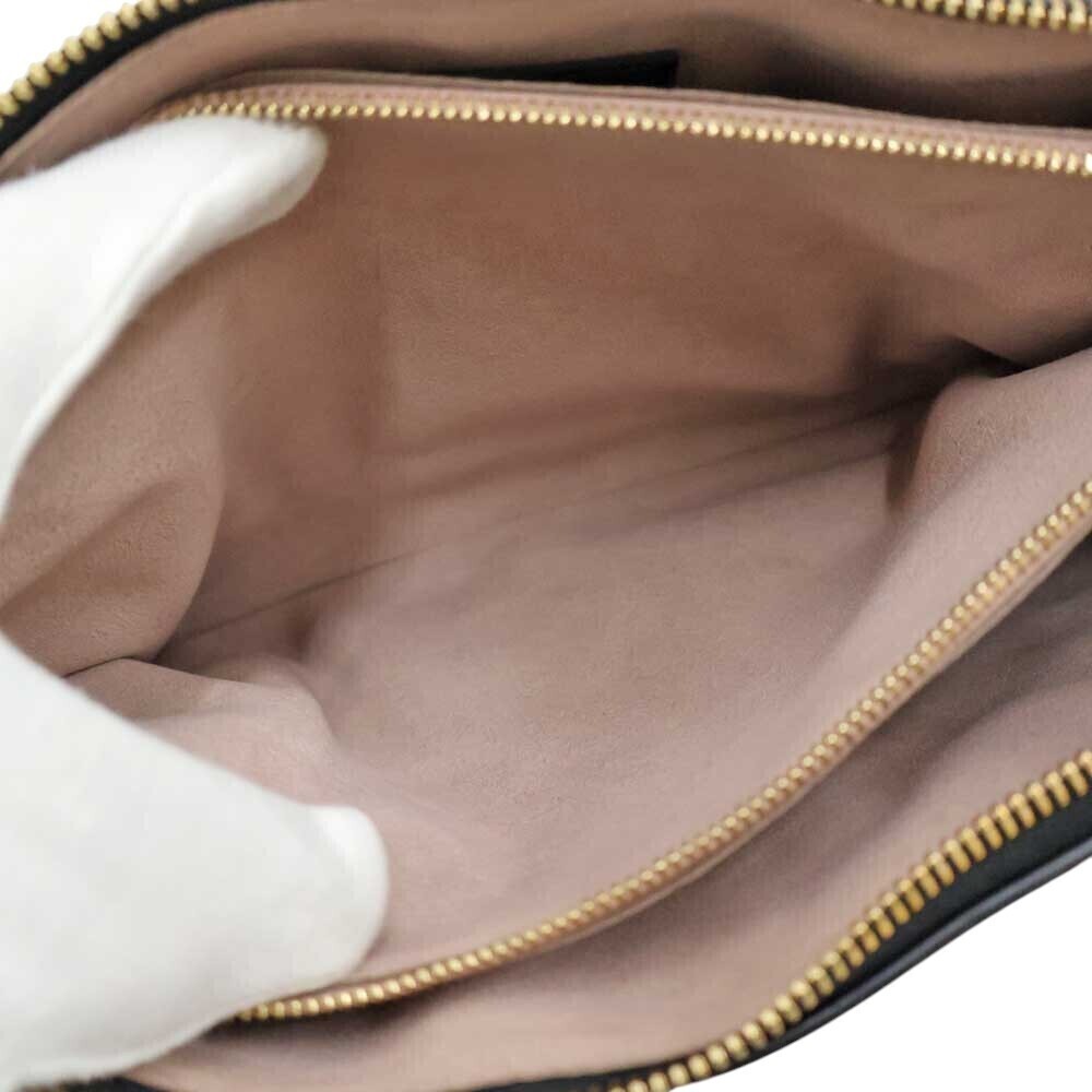 Louis Vuitton Couchon Bag Lambskin Leather Black Noir Black